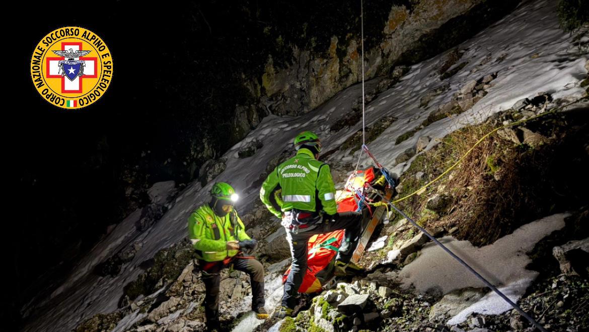 Da Piano Zucchi per raggiungere “Pizzo Antenna Piccola”, morto escursionista, il Soccorso Alpino Siciliano recupera il corpo